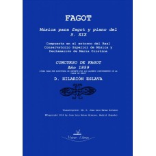 Concurso de fagot. Año 1859
