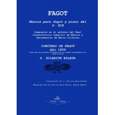 Concurso de fagot. Año 1859